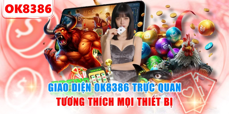 Giao diện OK8386 trực quan tương thích mọi thiết bị